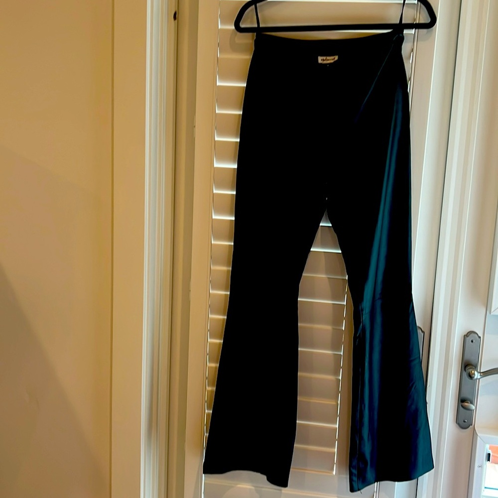 100% genuine leather pants black size 8